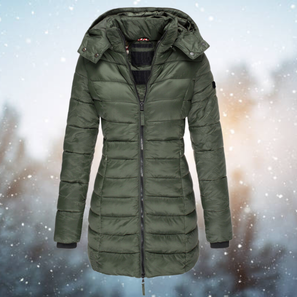 Waterproof Women’s Winter Jacket - Mid-Thigh Insulated