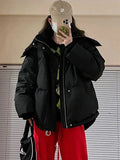 Insulating Women's Parka - Oversized Quilted, Winter