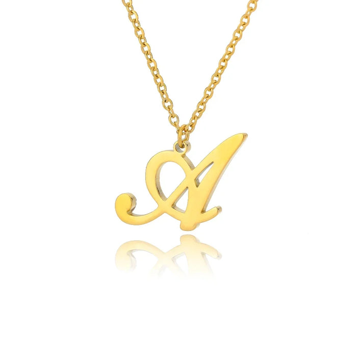 Personalized Gold Initial Necklace - Elegant Minimalist Gift for Women, Weddings & Anniversaries