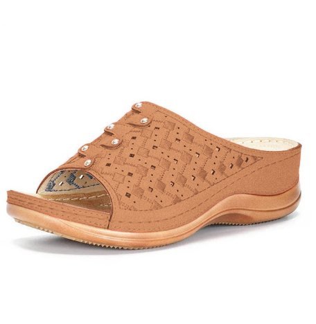 Orthopaedic Summer Sandals for Women with Elevated Insole and Breathable Open Toe Design for Ultimate Comfort