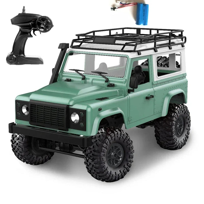 RC Truck 1/20 Scale 4WD Off Road Climbing Buggy Light 2.4G Remote Control Car All Terrain Toy Fall 2025 Gift Idea