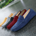 Men's Suede Loafers - Comfortable Casual Penny Loafers for Versatile Outfits in Black and More