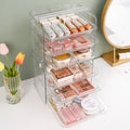3 Layers Cosmetic Storage Box - Dustproof Makeup Organizer for jewellery, Skin Care, Desktop