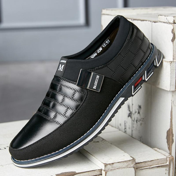 Breathable Leather Men's Shoes with Orthopaedic Support, Soft Insole, and Versatile Design for All Occasions