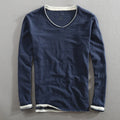 Soft Classic Men's V Neck Jumper - V Cut, Cotton, Casual