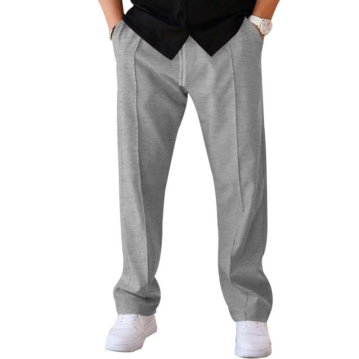 Lightweight &amp; comfortable men’s wide-leg Trousers – breathable fabric, casual style, perfect for summer