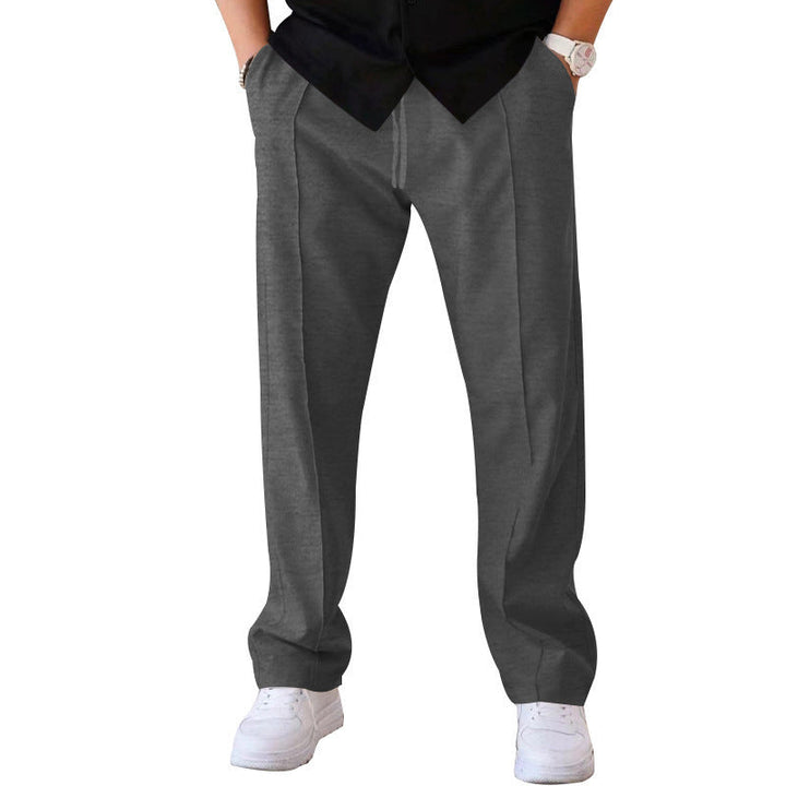 Lightweight &amp; comfortable men’s wide-leg Trousers – breathable fabric, casual style, perfect for summer