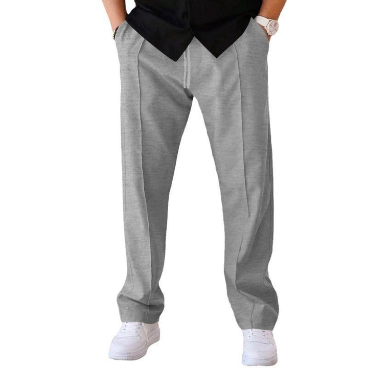 Lightweight &amp; comfortable men’s wide-leg Trousers – breathable fabric, casual style, perfect for summer