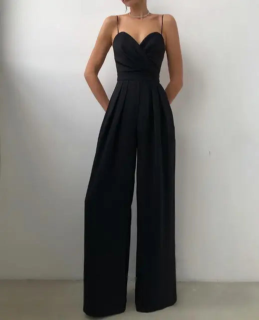 Elegant Women's Jumpsuit with Fitted Silhouette for Versatile Fashion and All-Day Comfort