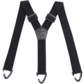 Suspenders Black 3.8cm Wide Y-Back Elastic Work Braces Fall 2026 With Plastic Gripper Clasps