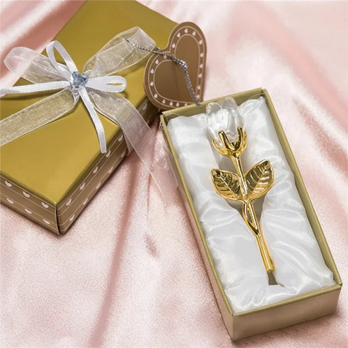 Rose Figurine Gift For Valentine's Day 2026 Elegant Keepsake Wedding Decor