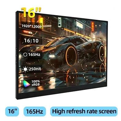 2K 14 Inch Portable Monitor 60Hz HDR Lightweight Travel