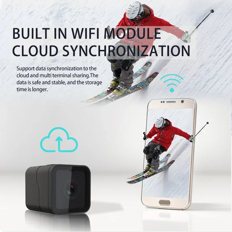 1080P Action Camera Wireless Mini DV With WiFi Hotspot Outdoor Sports Dash Cam Fall 2025 HD Quality