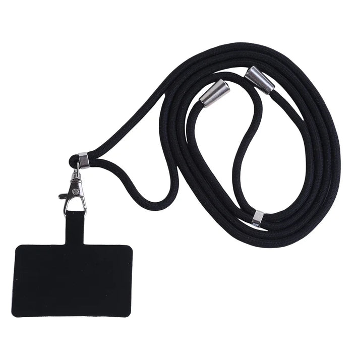 Adjustable Detachable Phone Lanyard with Card Holder & Carabiner - 13 colours, Nylon Strap Accessory