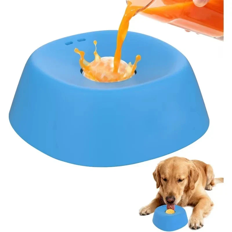Anti-Slip Slow Feeder Dog Bowl – Ball-Shaped Lick Mat Anti-Choke Design, Pet Feeding Gift 2026