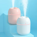 Portable USB Ultrasonic Air Mini Humidifier Diffuser with LED Lamp - Car Purifier Aroma Mist Maker for Home & Travel