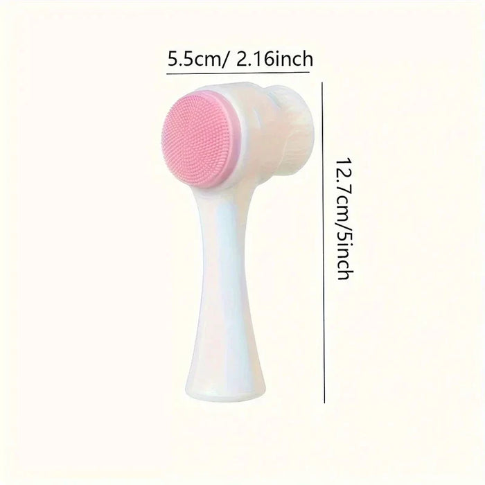 Silicone Pet Paw Cleaner & Massage Brush - Dual-Sided Dog Grooming Tool for Healthy Coats