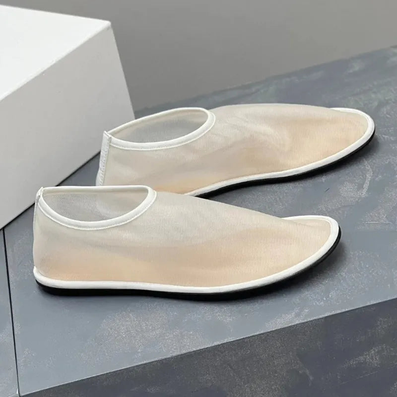 Breathable Women Mesh Ballet Flats - Slip On, For Summer