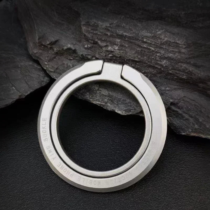 Magnetic iPhone Ring Holder - Foldable Grip Stand & Accessories for Mobile Support