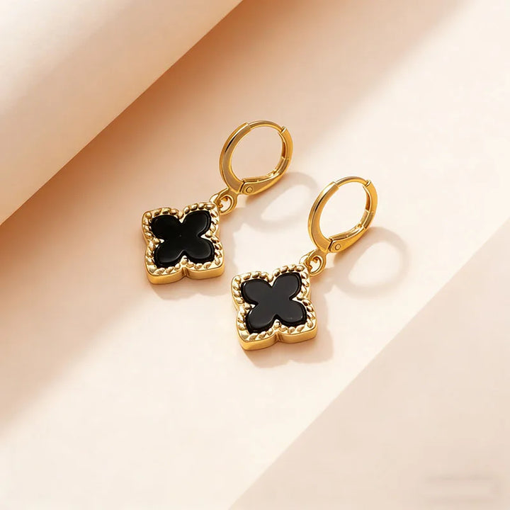 Earrings Four Leaf Clover Pendant Dangle jewellery Gift Idea Spring 2026 Trendy Party Accessory