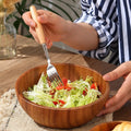 Acacia Wooden Bowl Japanese Style Salad Bowl Ramadan