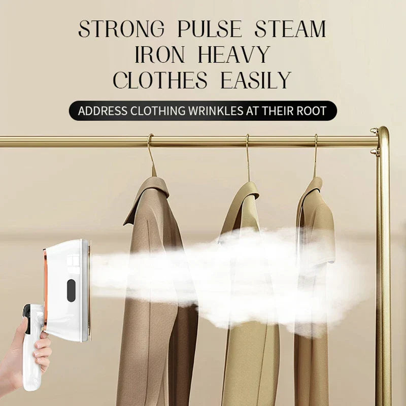 Handheld Steam Iron Foldable 4 In 1 Garment Steamer 1200W 110 To 240V Back To School Fall 2025