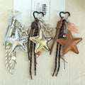 Y2K Leather Star Keychain Dachshund Bag Charm Anti Lost