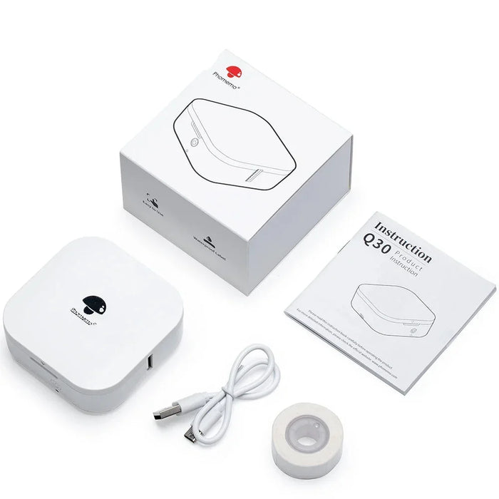 Label Printer Mini Pocket Thermal Maker - Wireless Portable Sticker Printer for Various Label Paper