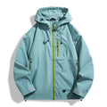 Waterproof Unisex Windbreaker - Hooded Single-Layer, Hiking