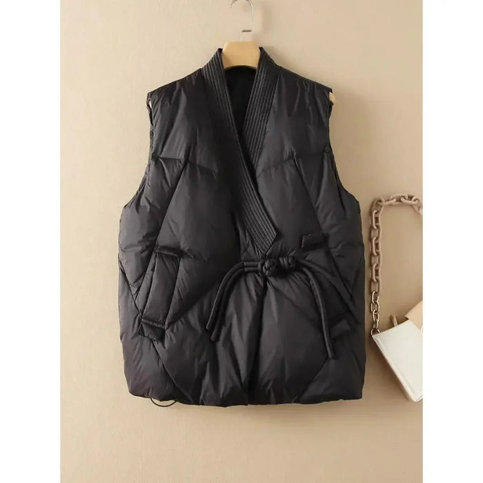 Insulating Womens Vest - Cropped Quilted, Streetwear