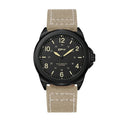 Rugged Field Watch 42mm Fabric Strap Military Analog 30M