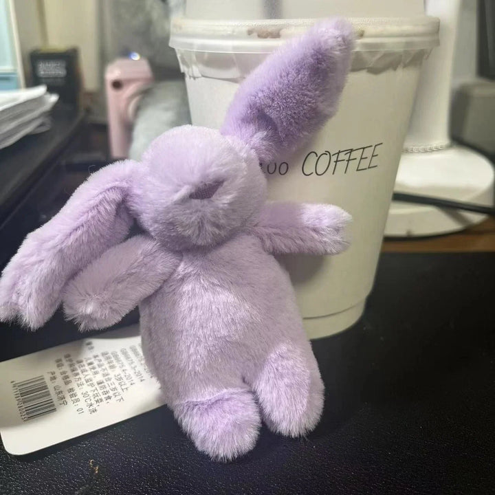 Rabbit Plush Keychain Cute Bunny Bag Charm Soft Gift