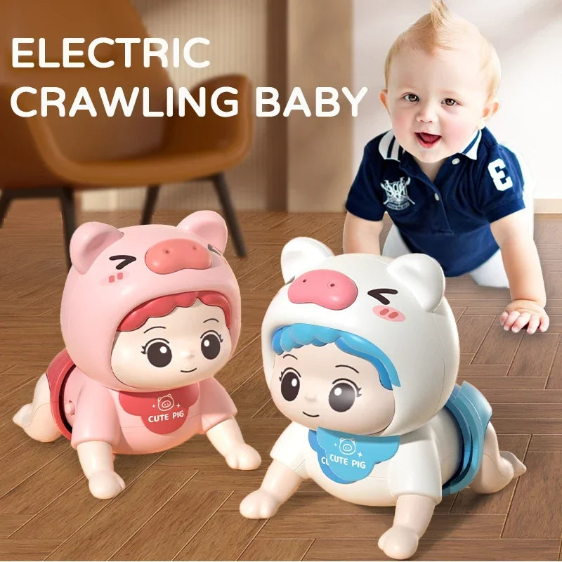 Baby Crawling Guide Toy Newborn Sensory Toys Music Aid