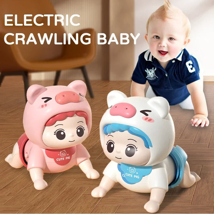 Baby Crawling Guide Toy Newborn Sensory Toys Music Aid