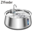 Stainless Steel Cat Water Fountain 4L - Automatic Multi-Layer Filtration Pet Drinking Dispenser