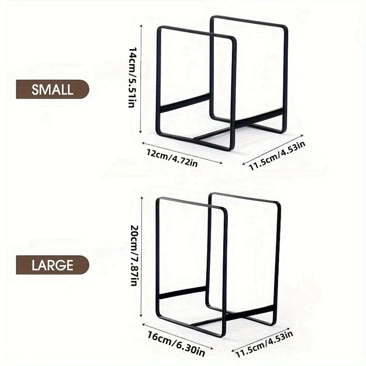 Plate Rack Countertop Dish Organizer Metal Layered Drain