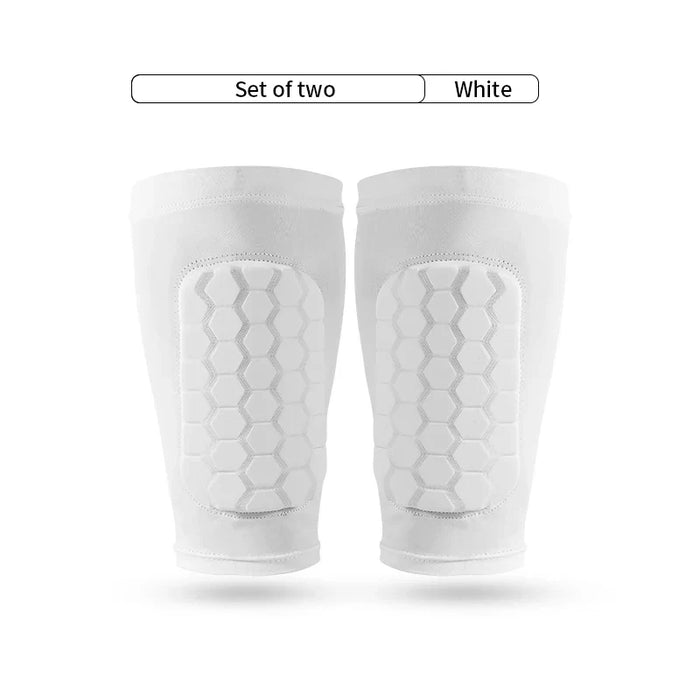 Football Shin Guard Sleeve Covers - Lightweight Elastic Protective Leg Sleeves for Men Women and Teens