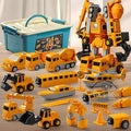Magnetic Building Blocks Set - Transforming Robot Car Toy for Toddlers, STEM Learning Toy, Fall 2025 Gift Idea