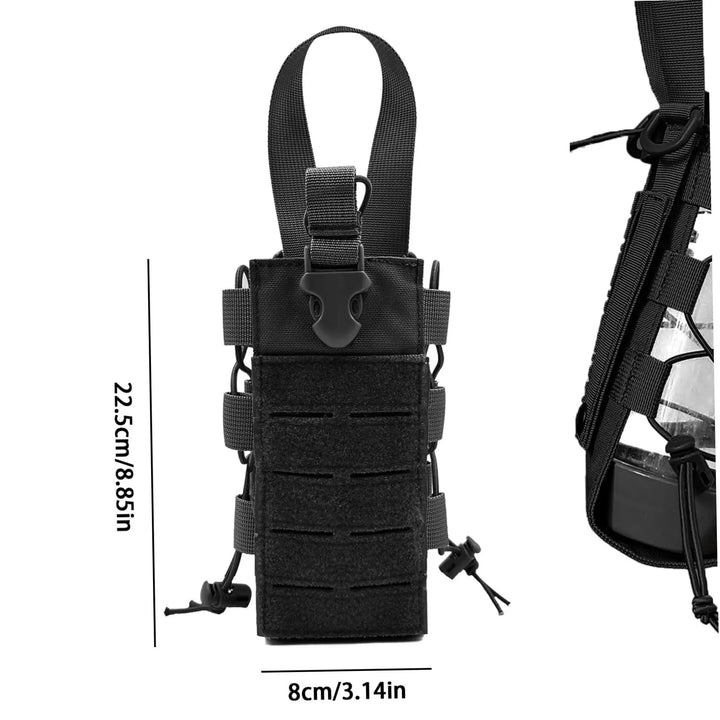 Molle Water Bottle Holder – Tactical Pouch for Outdoor Gear, Fall 2025 Trend, Durable 1000D Fabric