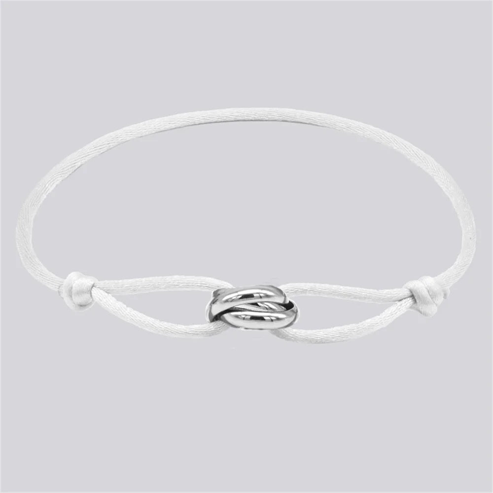 Bracelet Rope Chain Wrap Bracelet Adjustable Unisex jewellery 3 Metal Buckle Fall 2026 Trend Gift