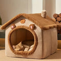 Foldable Pet House Removable Washable Cat House for Small Pets