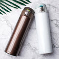 500ml Stainless Steel Vacuum Flask - Bouncing Cover Thermo Mug for Coffee, Tea, Milk, Travel Use