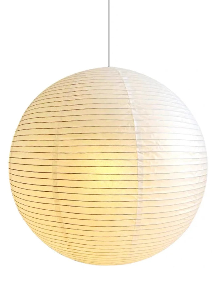 Japandi Wabi Sabi Round Pendant Light E27 LED Hanging Cozy Lamp