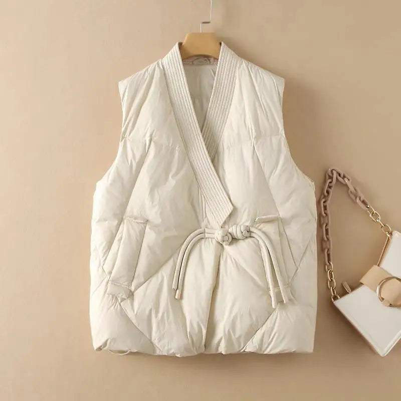Insulating Womens Vest - Cropped Quilted, Streetwear
