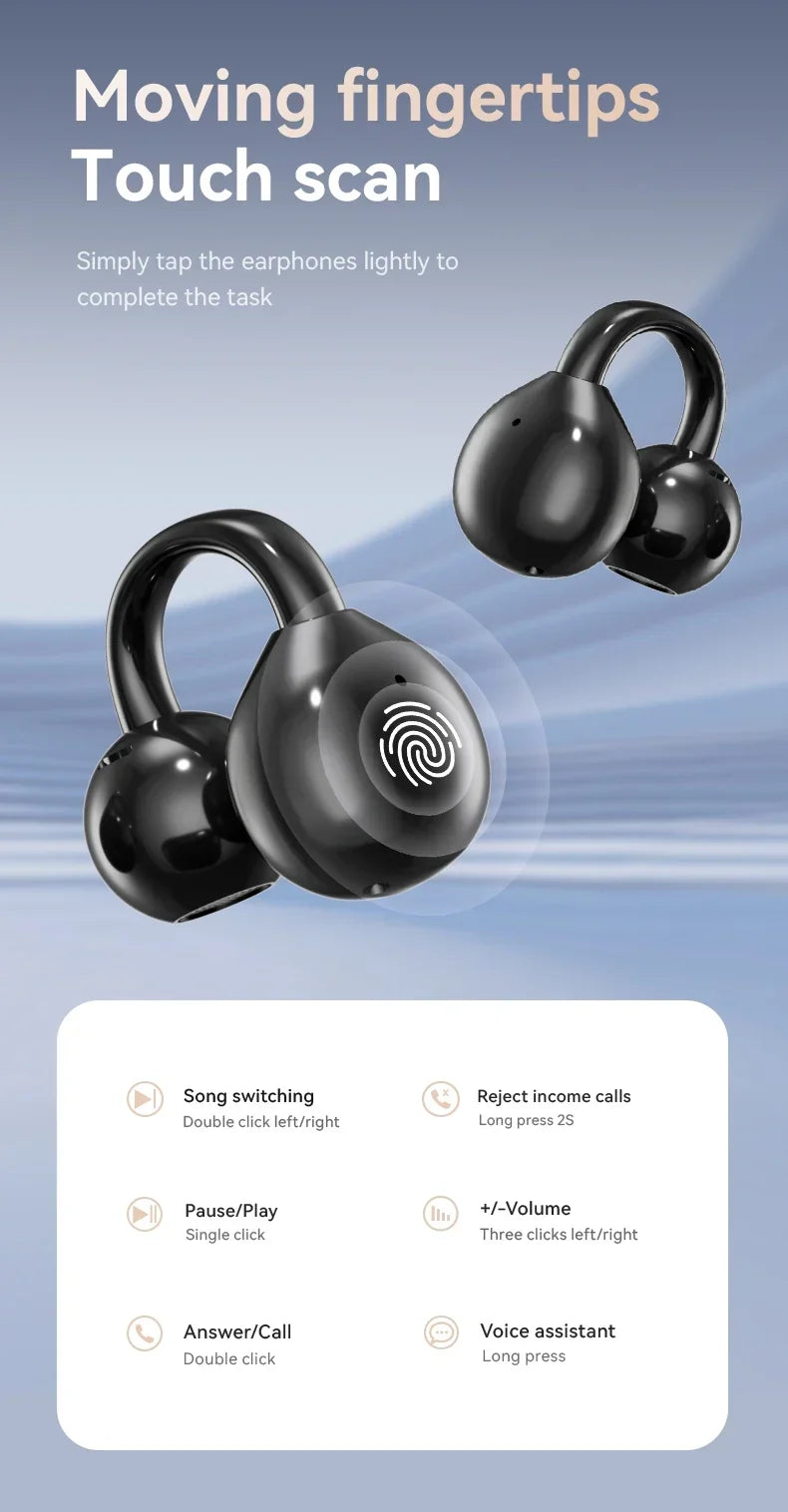 Wireless Translator Earbuds Touch Screen Case 144 Languages