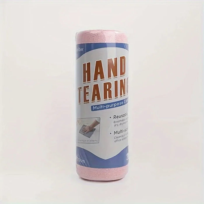 Absorbent Household Cleaning Towel Roll - Versatile Dishwashing & Car Washing Cloth