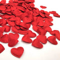 Heart Confetti Padded Fabric Hearts 200Pcs Red Valentine 2026 Table Decor For Wedding Party