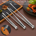 Stainless Steel BBQ Tongs Non-Slip Heat Resistant Grill Food Clip – Kitchen & Outdoor 2026