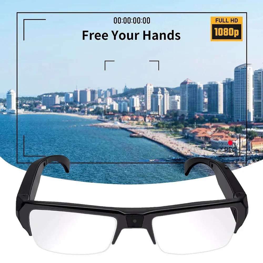 1080P Mini Camera Smart Glasses Portable Sports Glasses