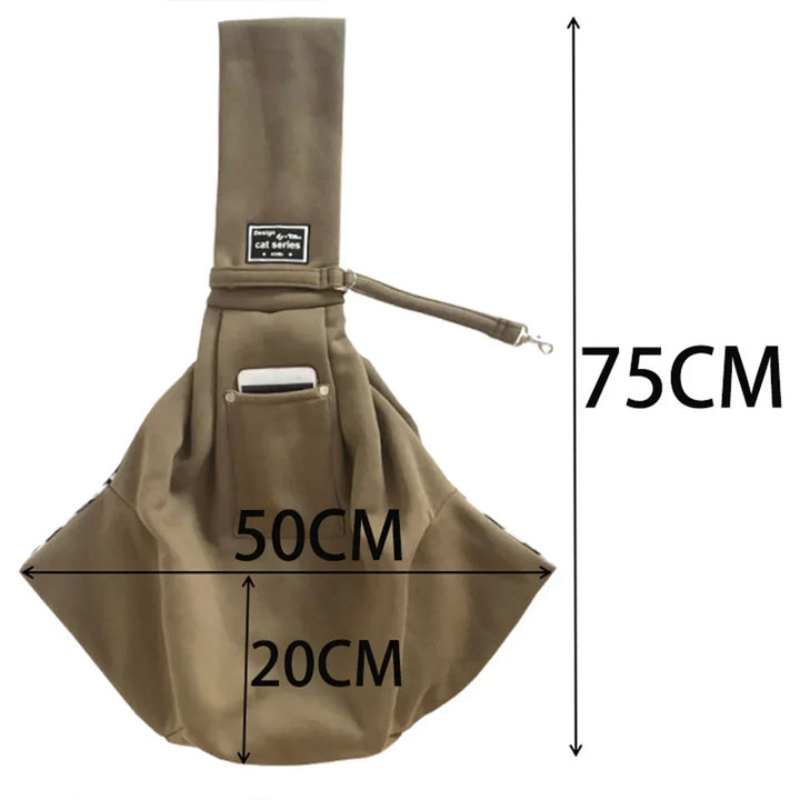 Comfortable Dog Bag  Pet Crossbody Shoulder Bag Sling for Small Pets, Outdoor Travel, Portable Pet Supplies
